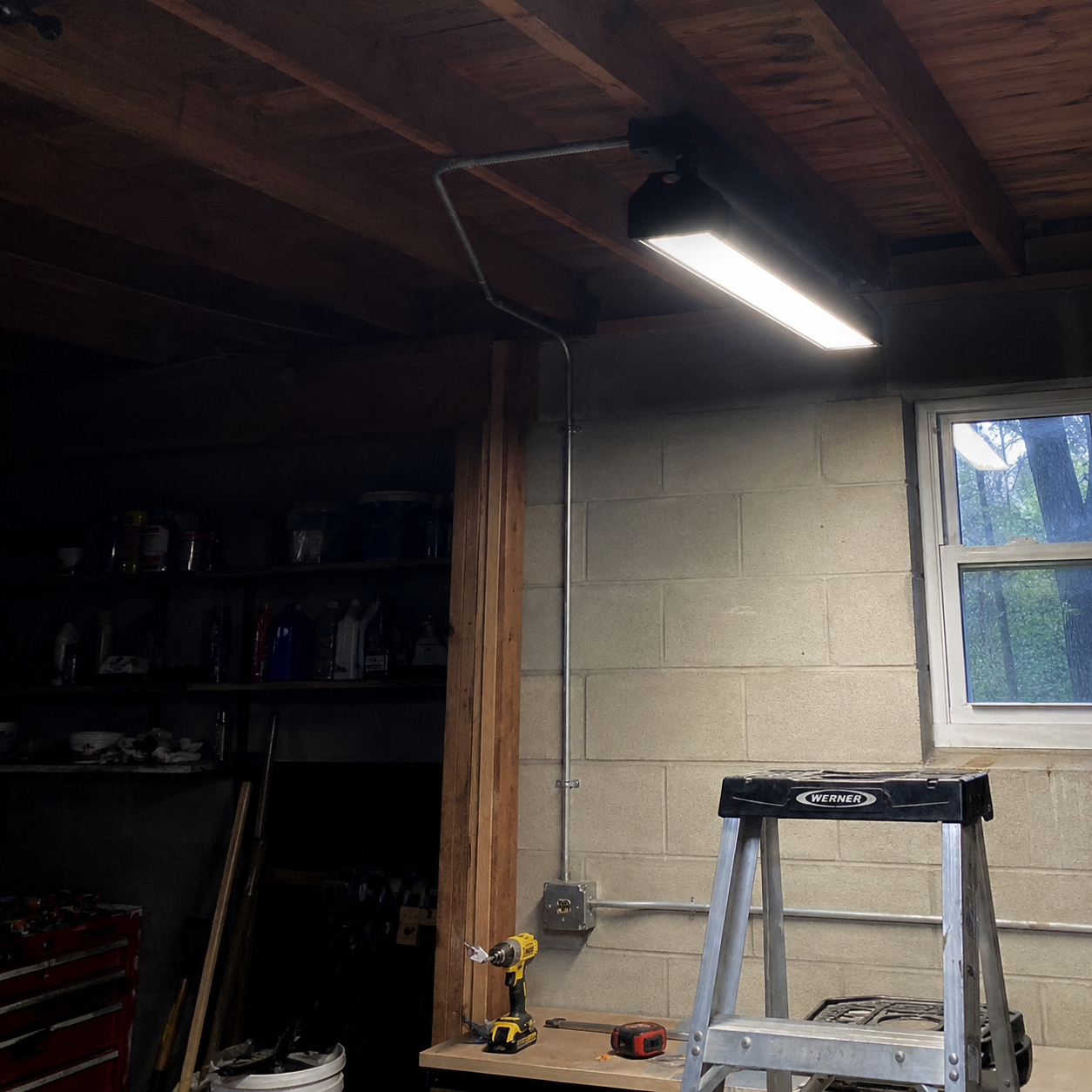 Before and after electrical repair project in Fort Mohave AZ by Handyman by JJR